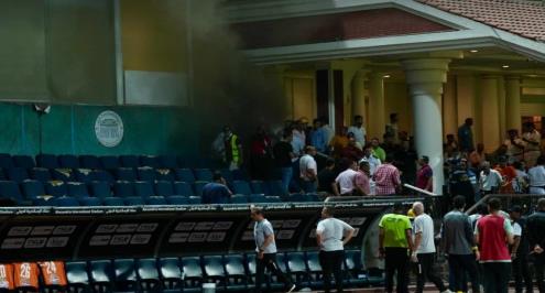 وزارة الشباب والرياضة: لجنة فنية لبحث أسباب حريق استاد الاسكندرية